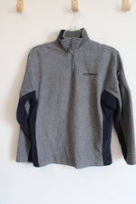 Old Navy Gray Fleece 1/4 Zip Pullover | 14