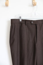 Stafford Brown Dress Pants | 38X29