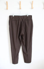 Stafford Brown Dress Pants | 38X29