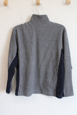 Old Navy Gray Fleece 1/4 Zip Pullover | 14