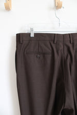Stafford Brown Dress Pants | 38X29