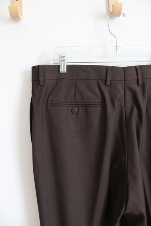 Stafford Brown Dress Pants | 38X29