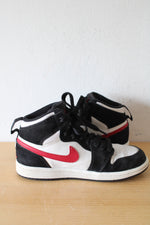 Nike Air Jordan 1 Retro Red Black & White High-Top Sneakers | Youth Size 1