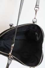 Coach Metallic Silver Mini Sierra Crossbody Bag