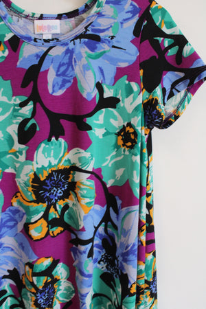 LuLaRoe Floral T-Shirt Dress | 12