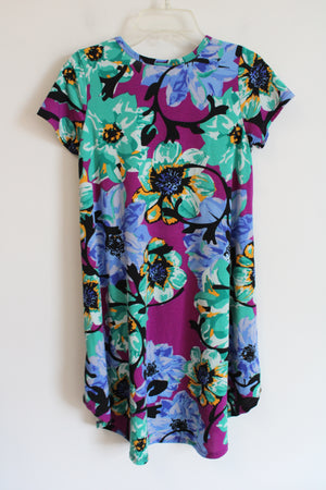 LuLaRoe Floral T-Shirt Dress | 12