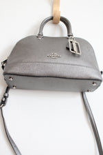 Coach Metallic Silver Mini Sierra Crossbody Bag