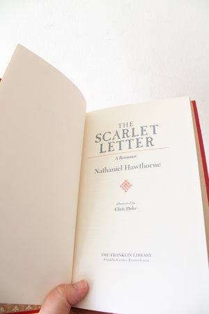 The Scarlet Letter By Nathaniel Hawthorne Franklin Library