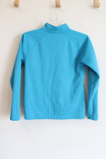 Under Armour Blue 1/4 Zip Pullover Sweatshirt | Youth L (14/16)