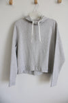 All In Motion Light Gray Slightly Cropped Hoodie | XXL