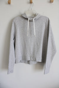 All In Motion Light Gray Slightly Cropped Hoodie | XXL