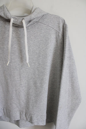 All In Motion Light Gray Slightly Cropped Hoodie | XXL