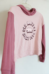 Old Navy Pink Logo Hoodie | Youth XL (14/16)