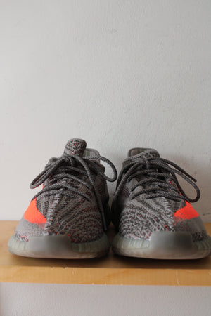 Adidas Yeezy Boost 350 Beluga Gray & Orange Sneakers | Size 13