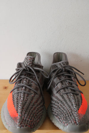 Adidas Yeezy Boost 350 Beluga Gray & Orange Sneakers | Size 13