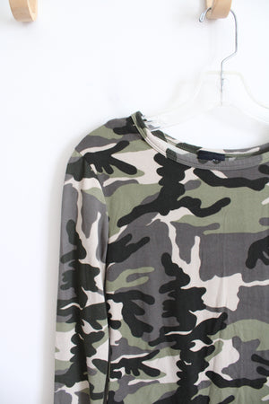Rue21 Long Sleeved Camouflage Shirt | S