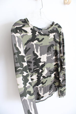 Rue21 Long Sleeved Camouflage Shirt | S