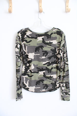 Rue21 Long Sleeved Camouflage Shirt | S