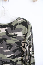 Rue21 Long Sleeved Camouflage Shirt | S