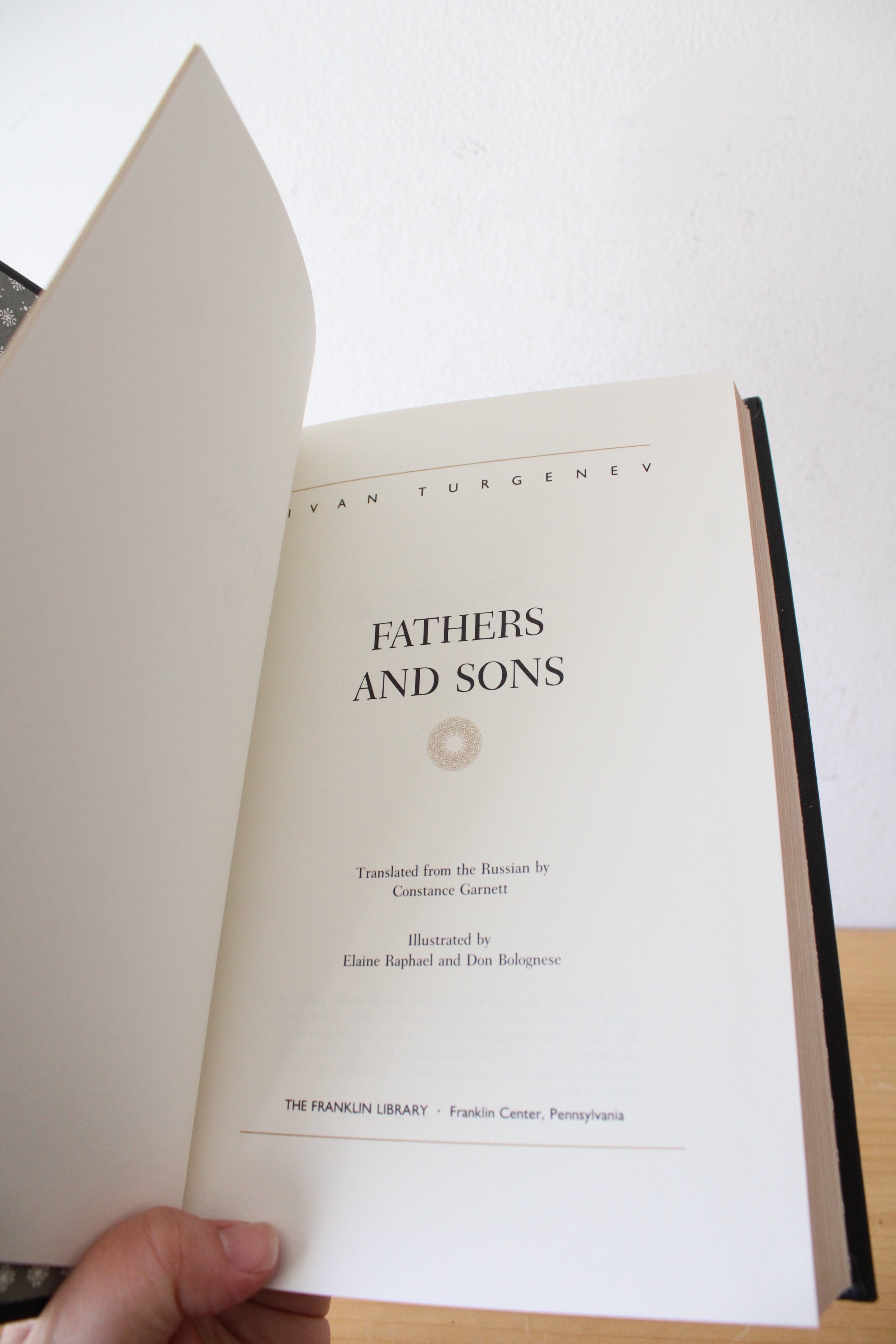 Fathers And Sons By Ivan Turgenev Franklin Library