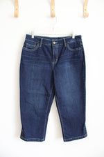Bandolino Dark Wash Mandie Capri Jeans | 10