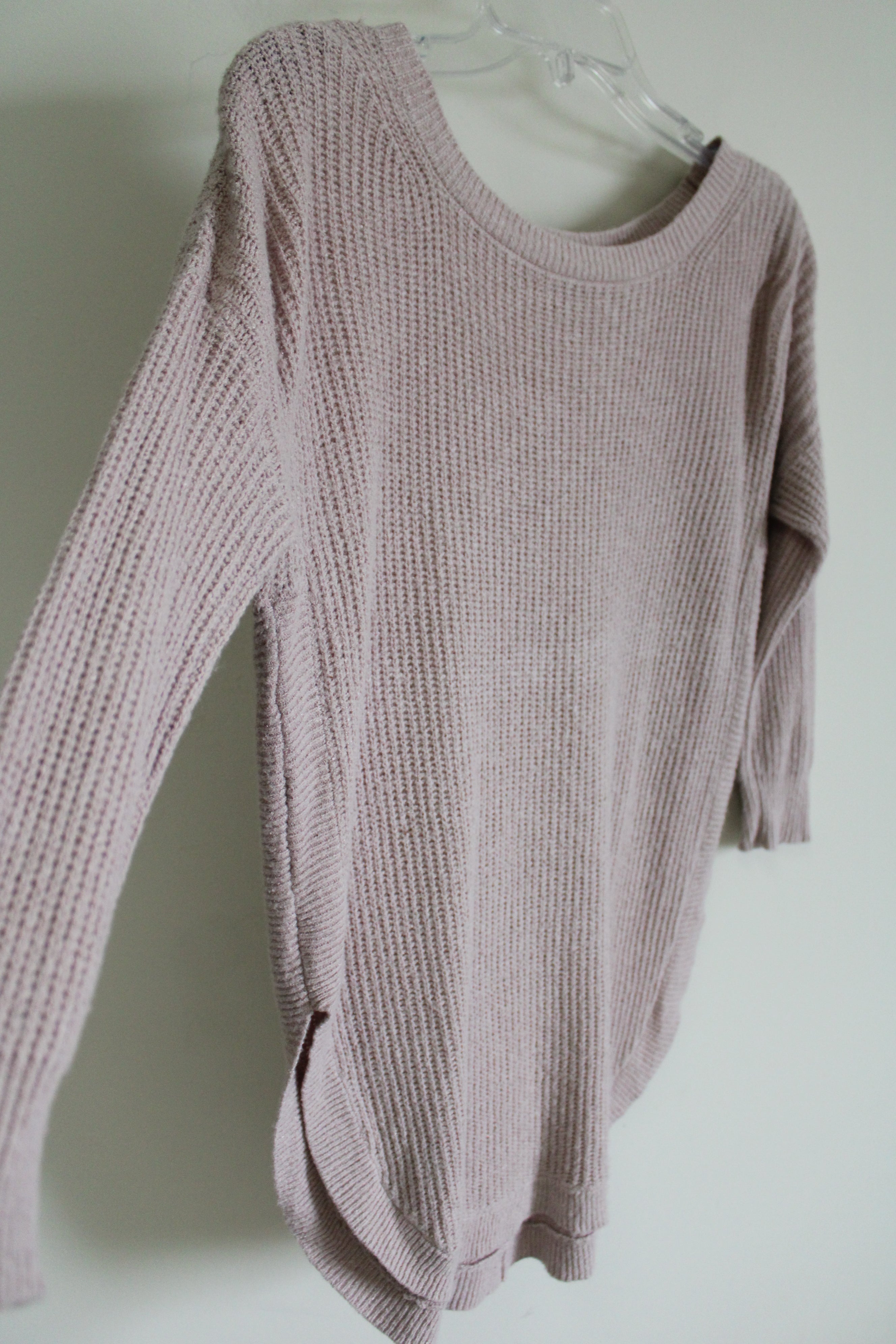 Express Pale Pink Knit Sweater | S