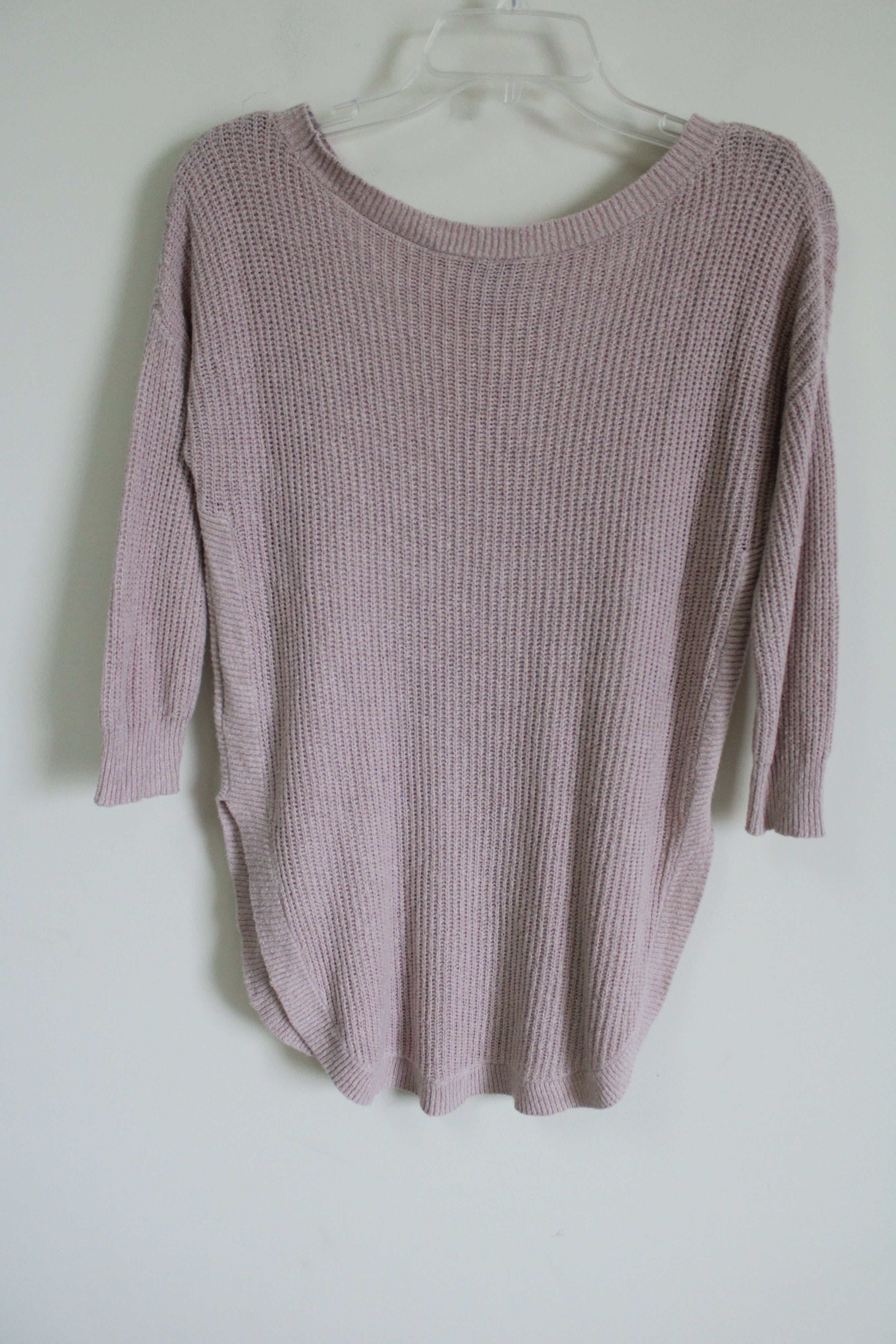 Express Pale Pink Knit Sweater | S