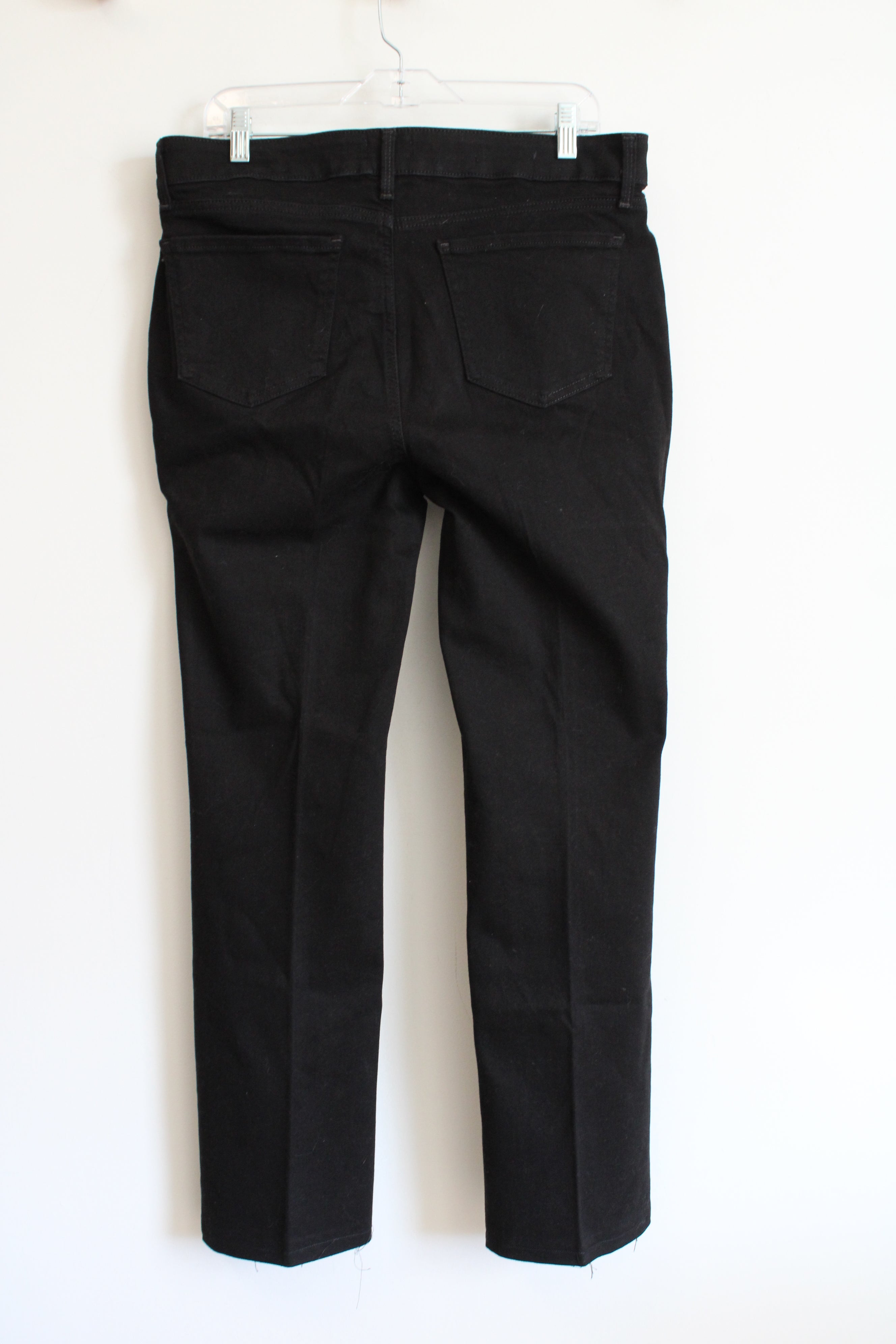 NYDJ Marilyn Straight Black Jeans | 12