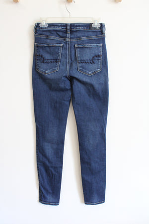 American Eagle Super Stretch Dark Wash Skinny Jeans | 8