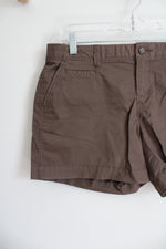 Old Navy Low Rise Perfect 5" Brown Khaki Shorts | 12