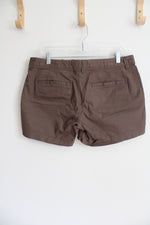 Old Navy Low Rise Perfect 5" Brown Khaki Shorts | 12