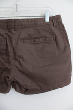 Old Navy Low Rise Perfect 5" Brown Khaki Shorts | 12