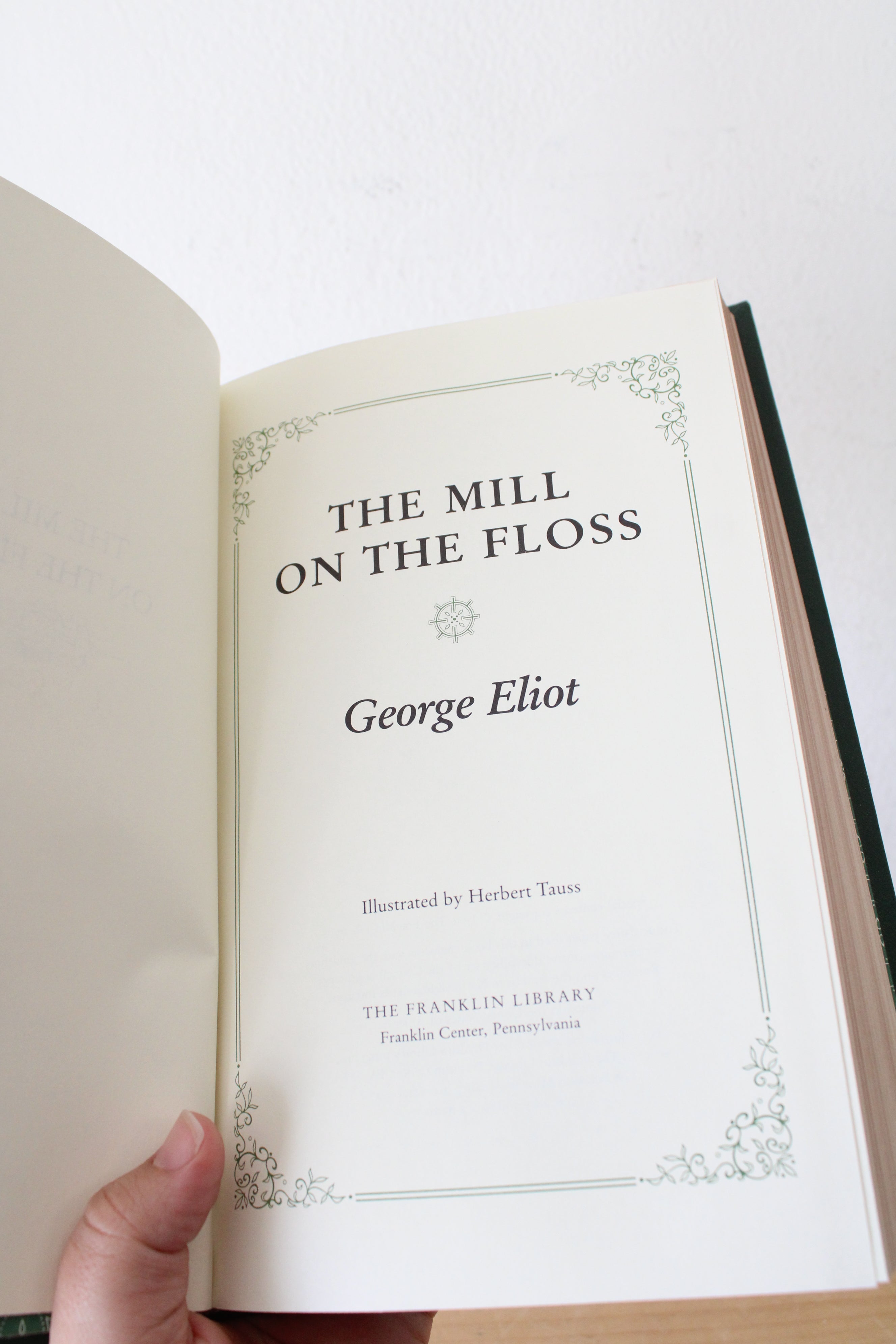 The Mill On The Floss By George Eliot Franklin Library