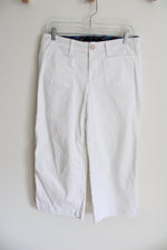 One 5 One White Capri Pants | 8