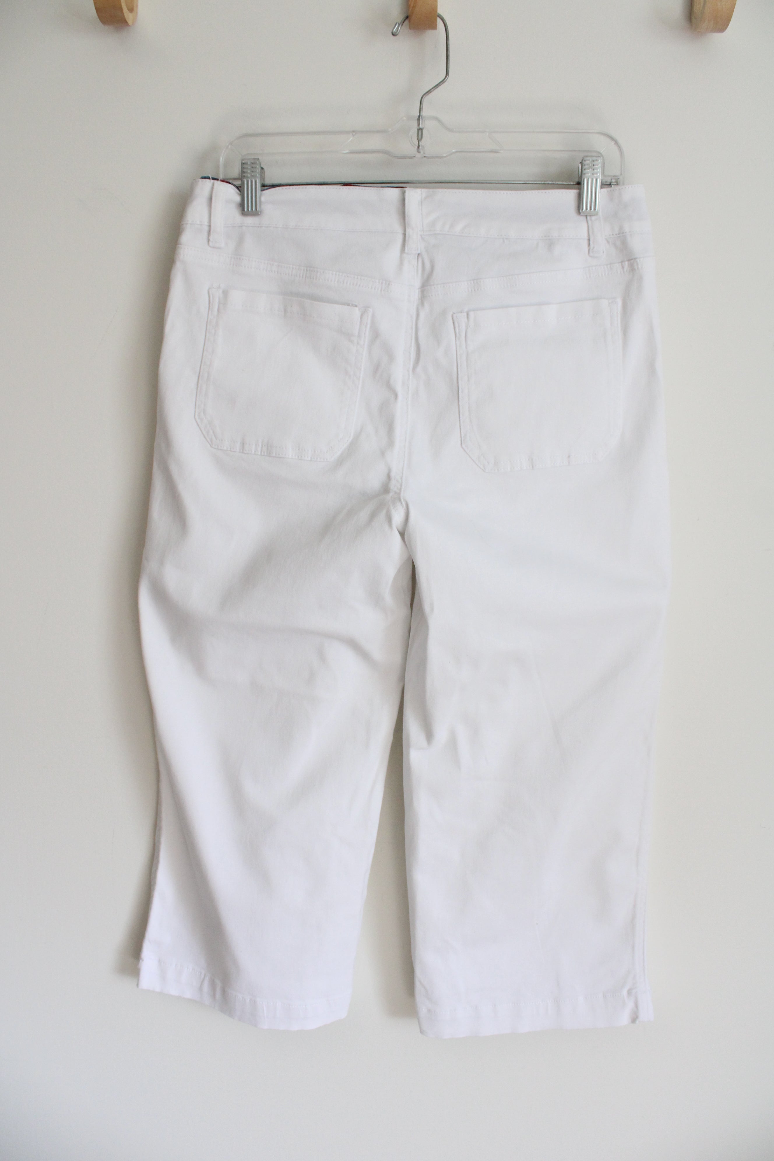 One 5 One White Capri Pants | 8