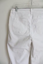 One 5 One White Capri Pants | 8