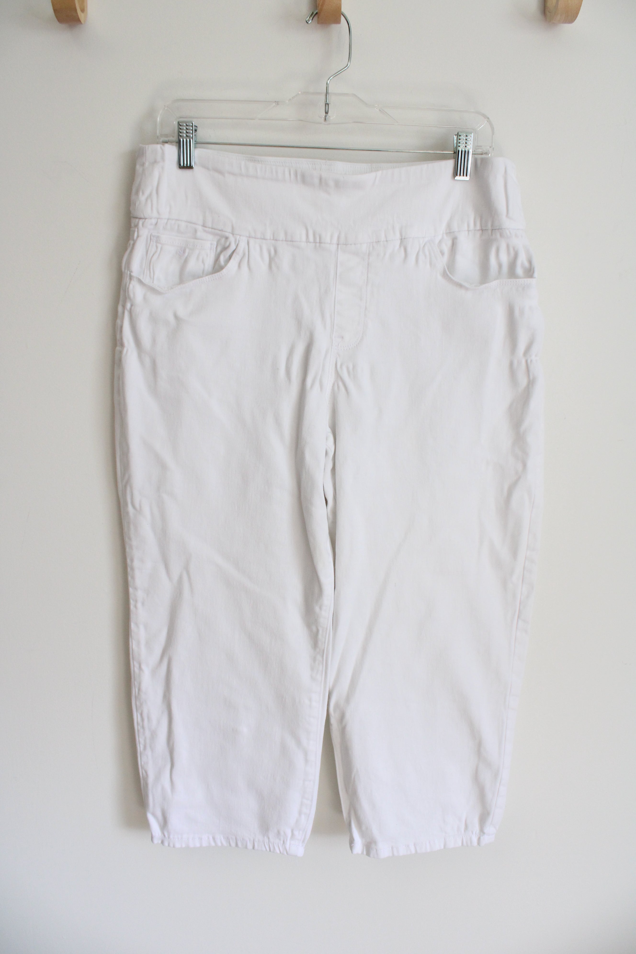 Gloria Vanderbilt All-Around Slimming Effect Amanda White Capri Pants | 12