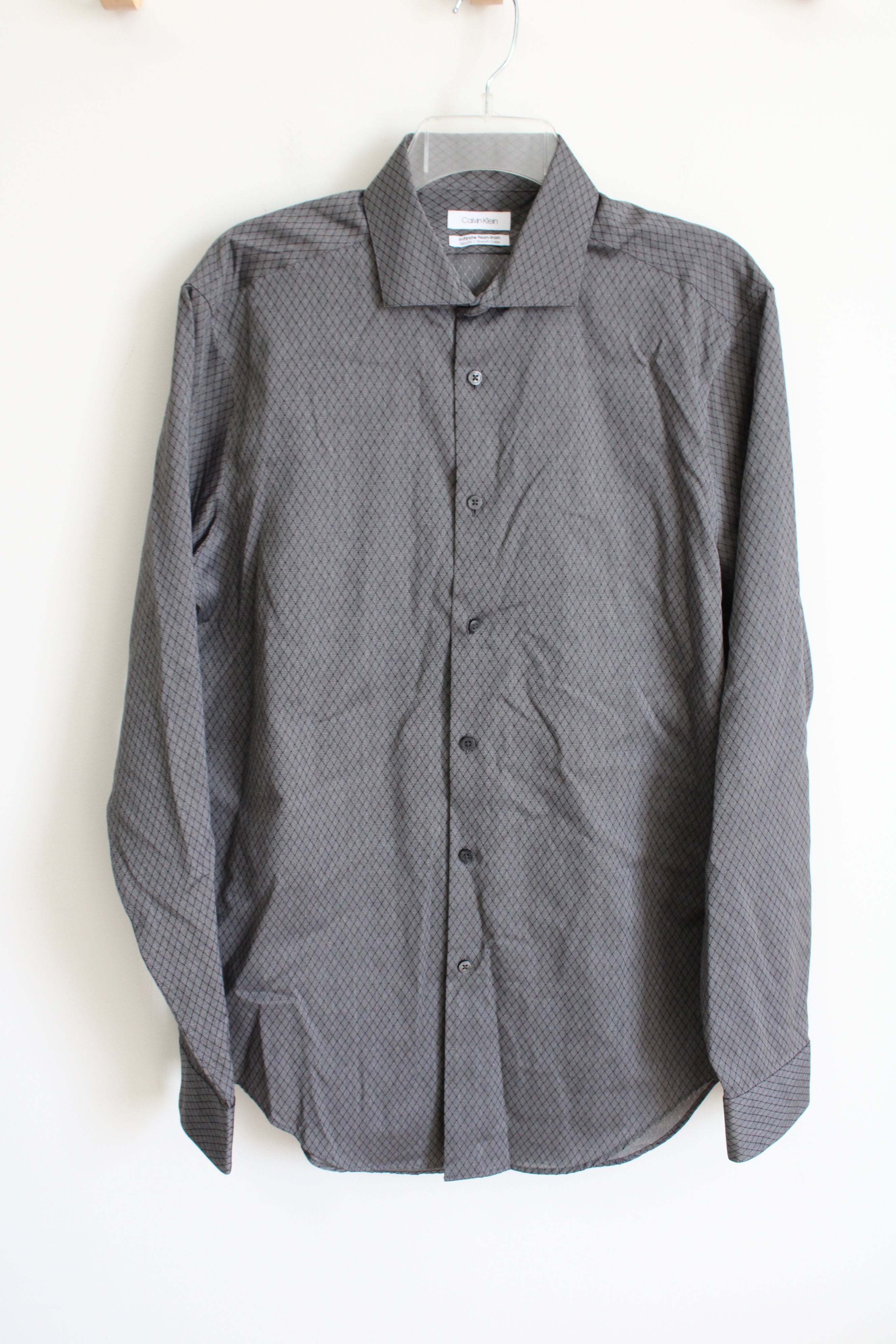 Shops black calvin klein dress shirt