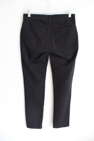 Sonoma Slim Straight Mid-Rise Black Pants | 4