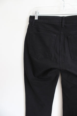 Sonoma Slim Straight Mid-Rise Black Pants | 4