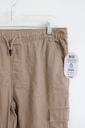 NEW Wonder Nation Khaki Cargo Jogger Pants | Youth XL (14/16) Husky