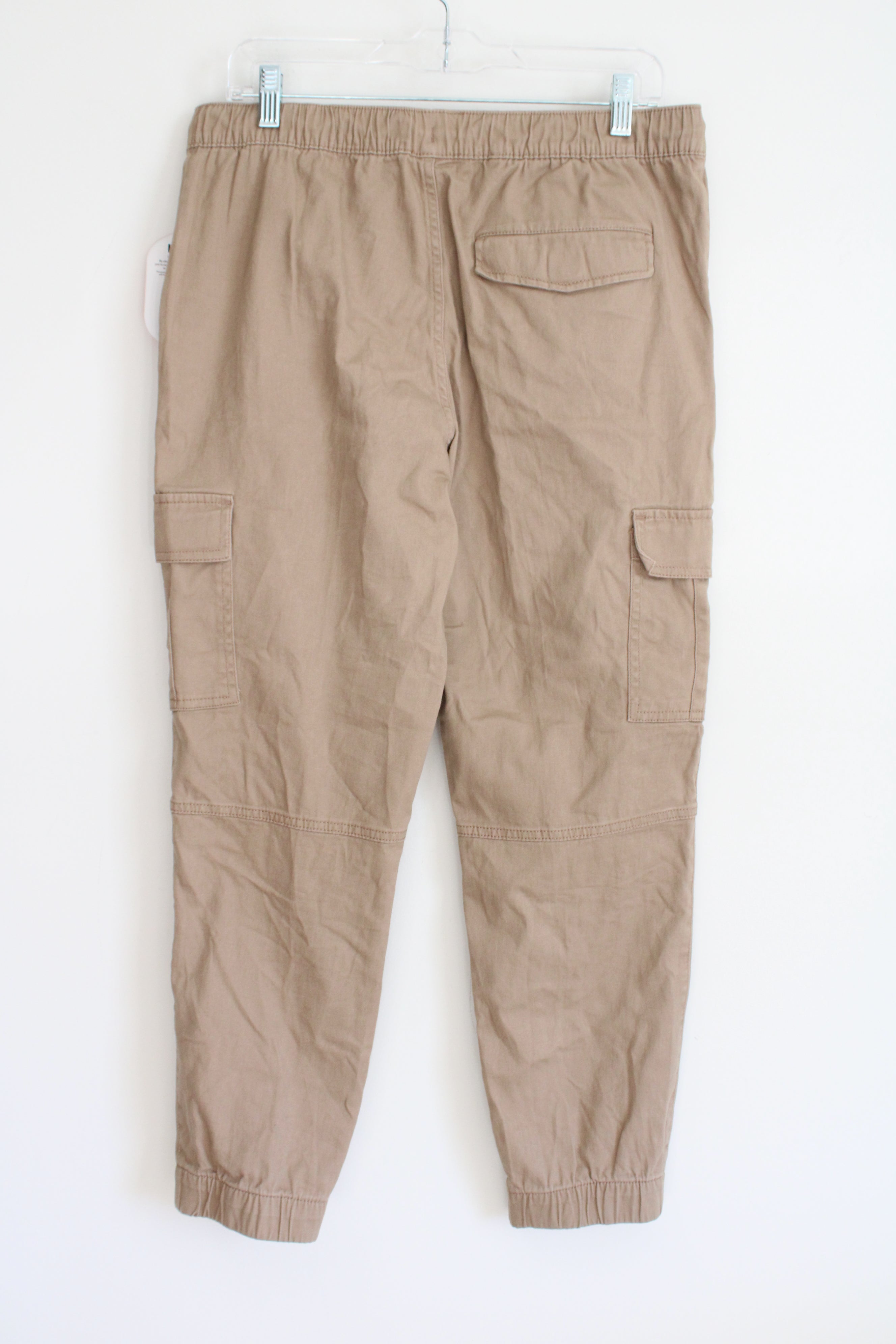 NEW Wonder Nation Khaki Cargo Jogger Pants | Youth XL (14/16) Husky