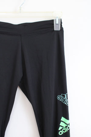 Adidas Black Athletic Leggings | Youth L (14)