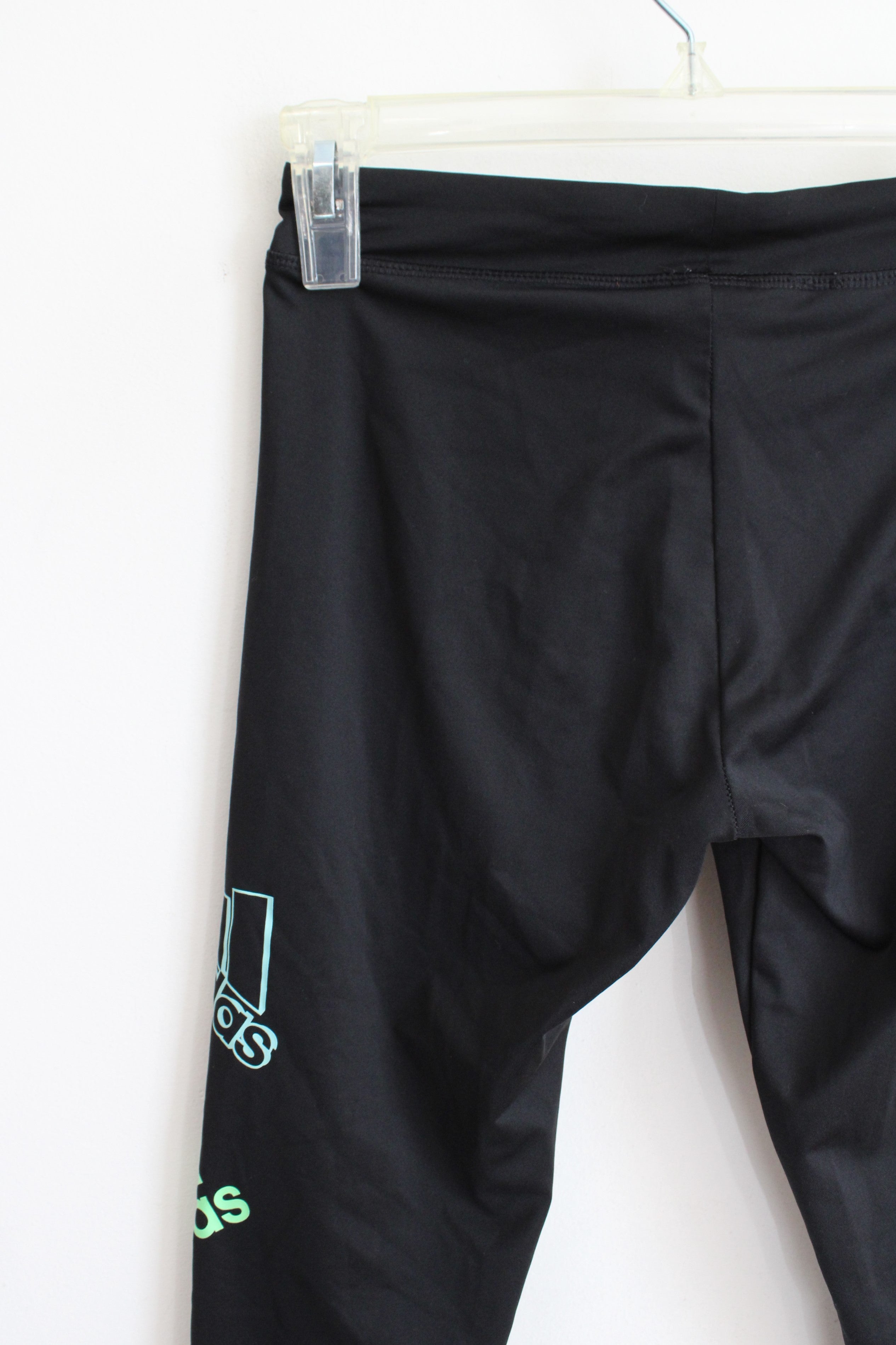 Adidas Black Athletic Leggings | Youth L (14)