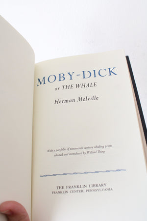 Moby Dick By Herman Melville Franklin Library