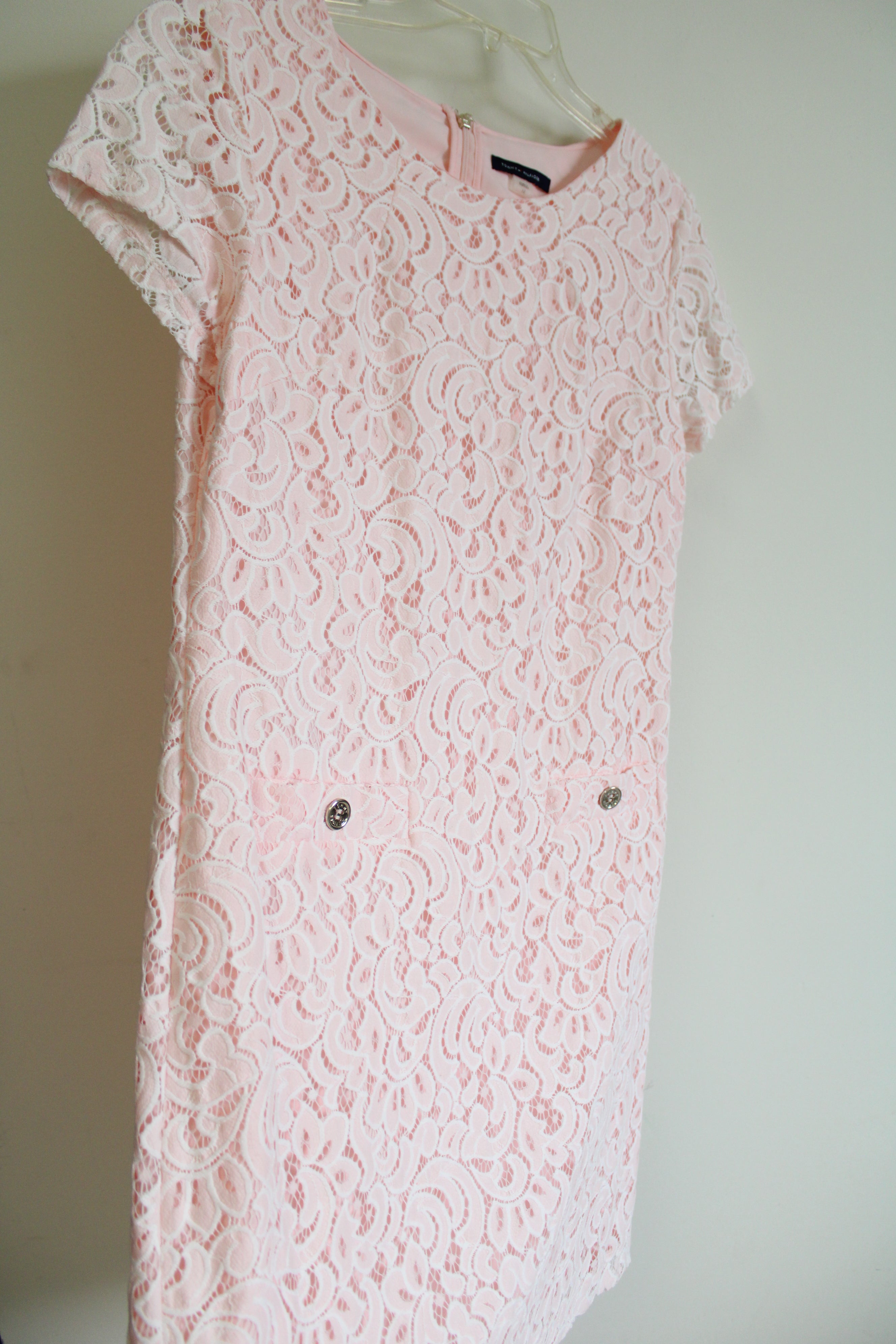 Tommy Hilfiger Pink Lace Dress | 12