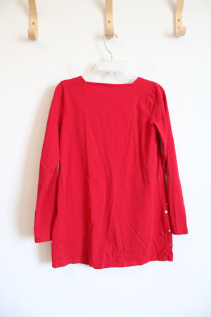 Lands' End Red Sequined Dress | Youth M (10/12)