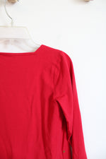 Lands' End Red Sequined Dress | Youth M (10/12)