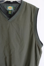 Cabela's Green Windbreaker Vest | M