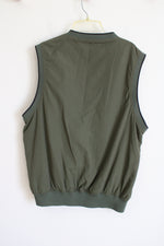 Cabela's Green Windbreaker Vest | M